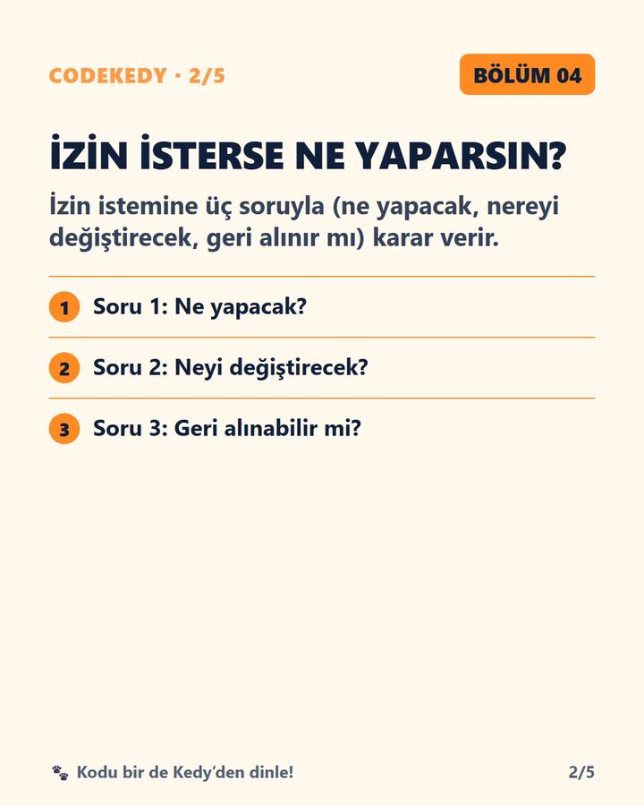 İzin İsteyince Üç Soru: 2. slayt